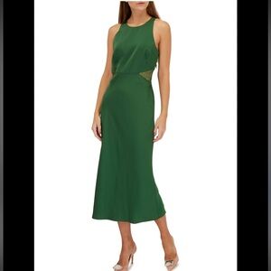 Sachin + Babi | Dresses | Anthropologie Sachin Babi Blaine Taffeta  Squareneck Midi Dress Size 8 | Poshmark